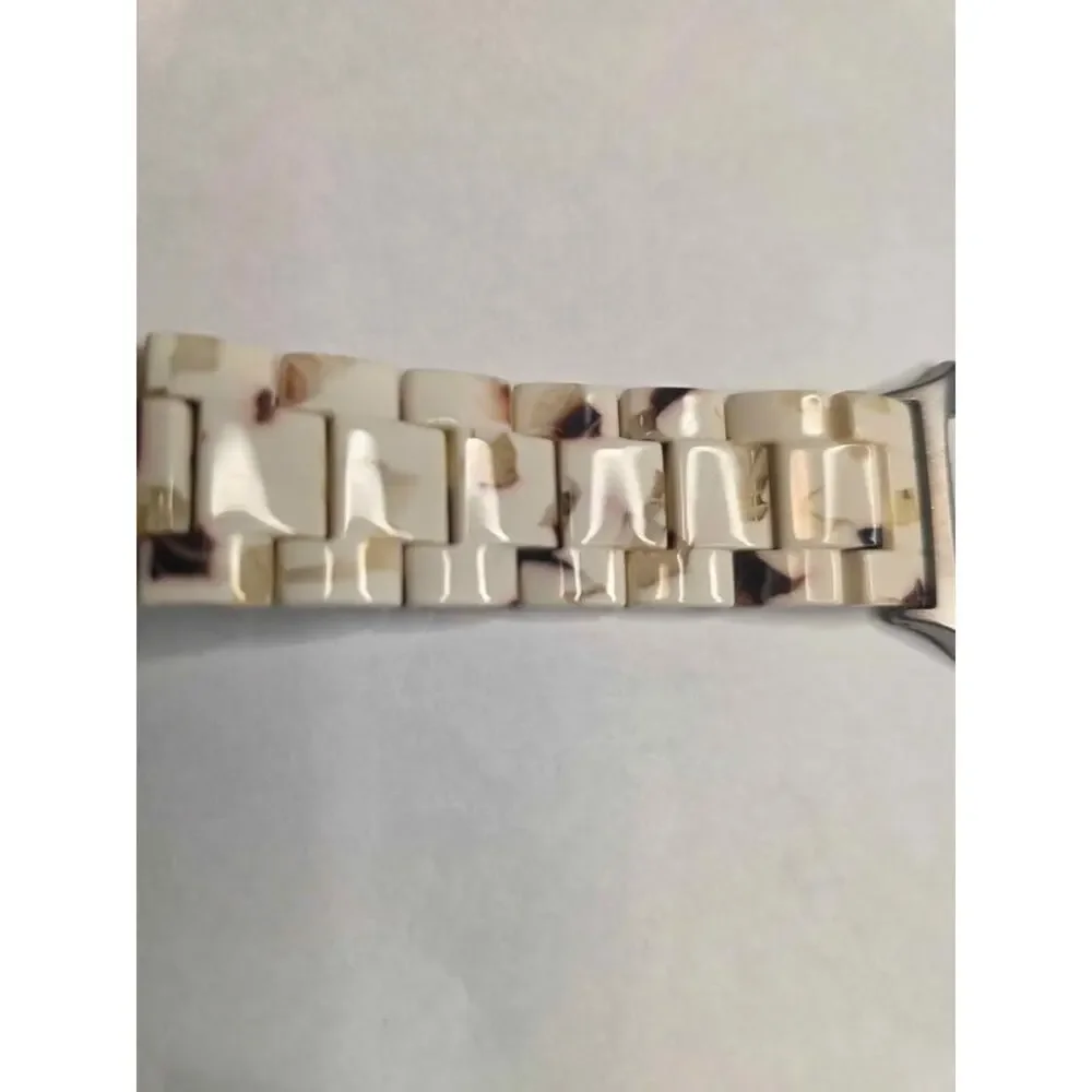 Resin Tortoiseshell Smartwatch Band with Adjustment Tool